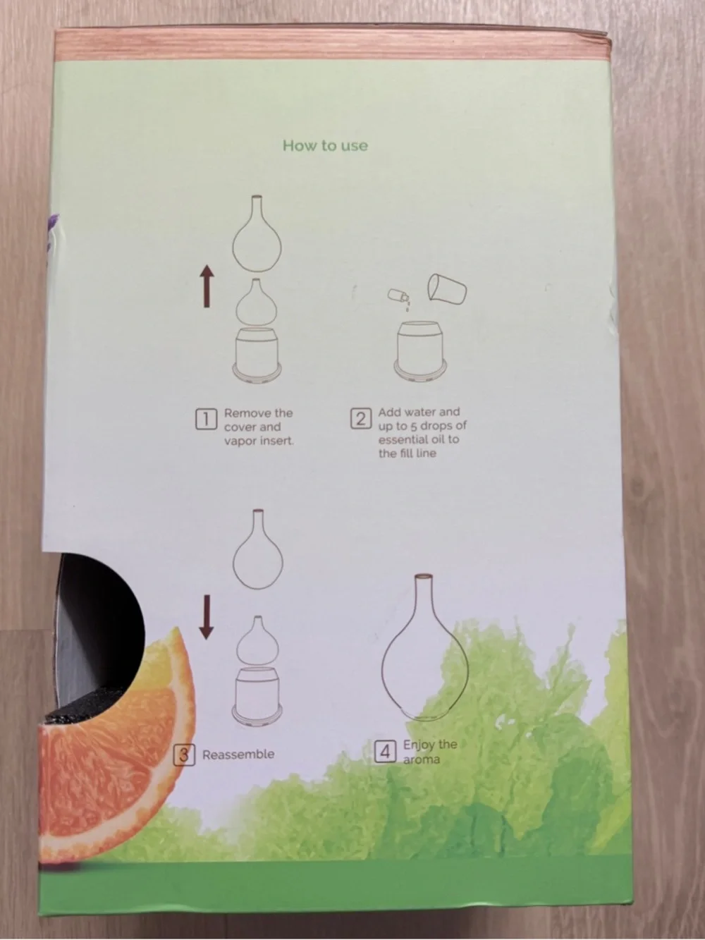 Greenair Ultrasonic Essential Oil Diffuser NEW